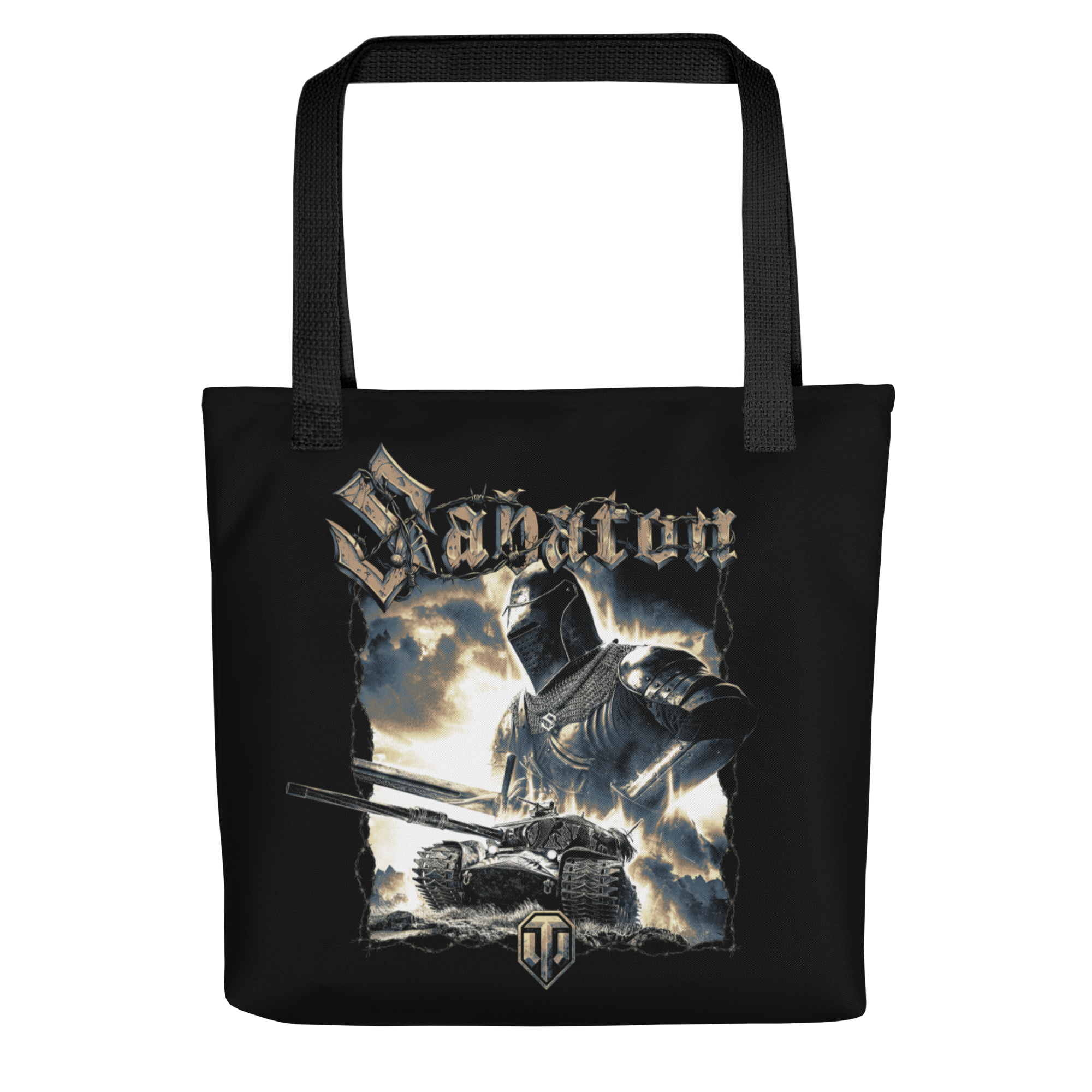 World of Tanks x Sabaton Knight shopper tote bag 10 L
