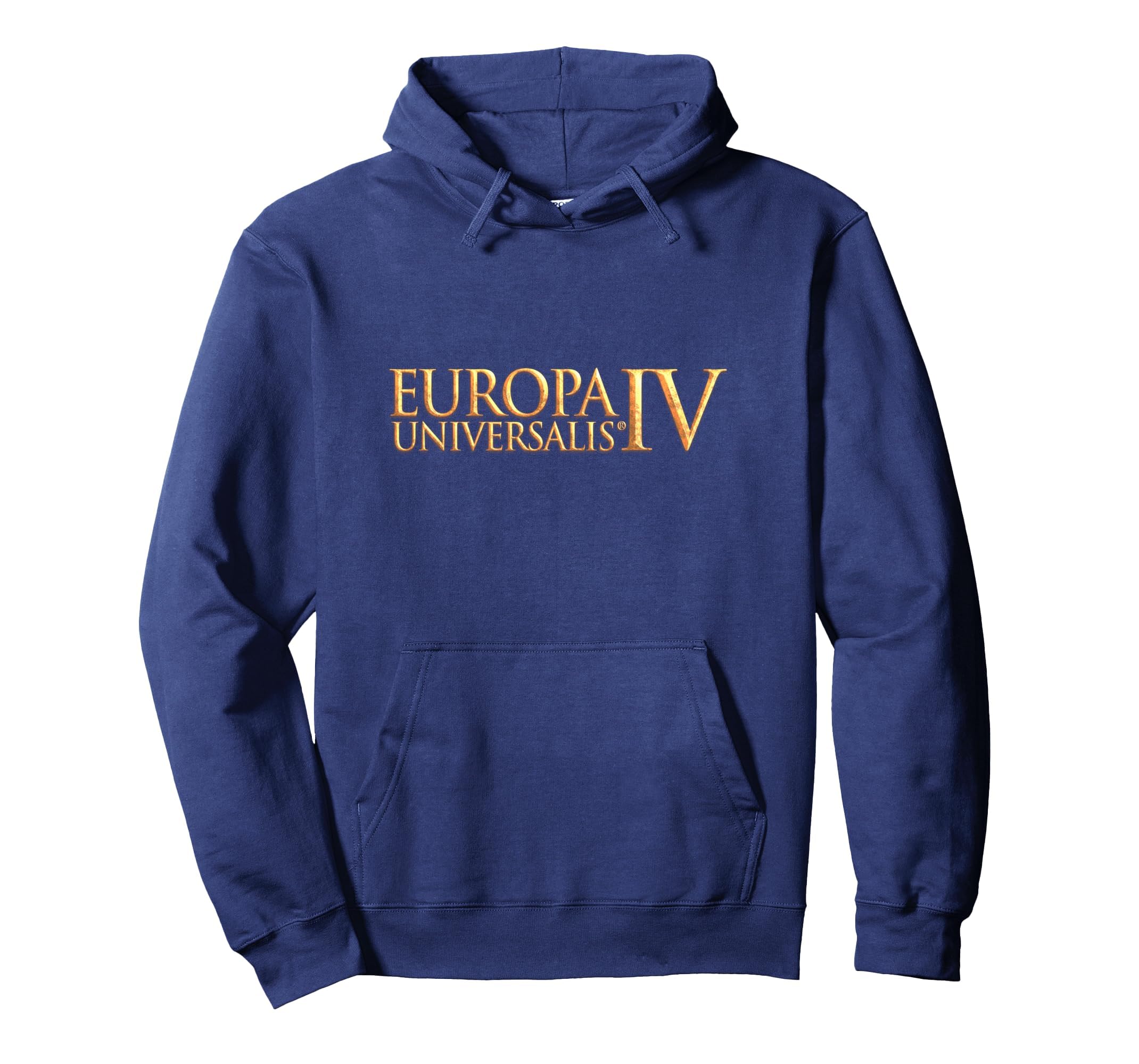 Europa Universalis IV logo felpa con cappuccio grigio scuro
