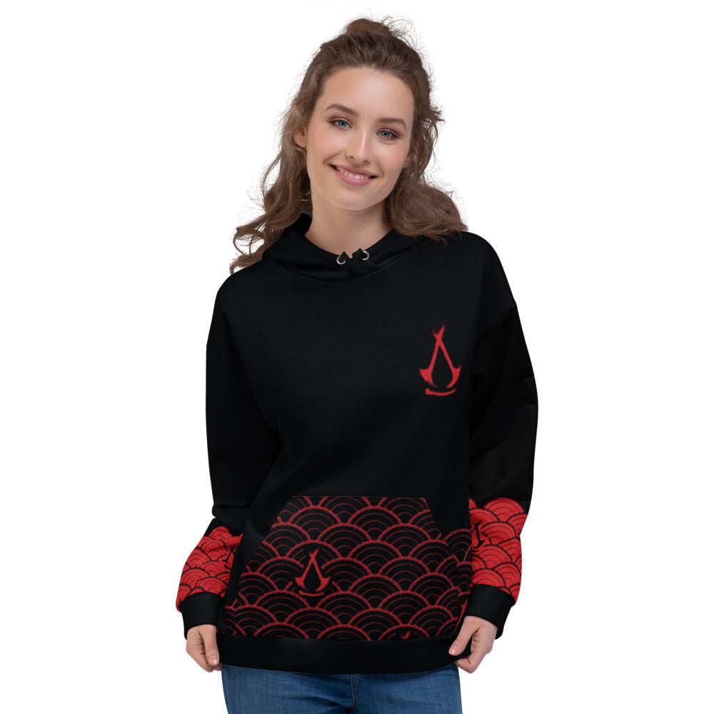 UBICollectibles Assassin's Creed Shadows felpa cappuccio L nera