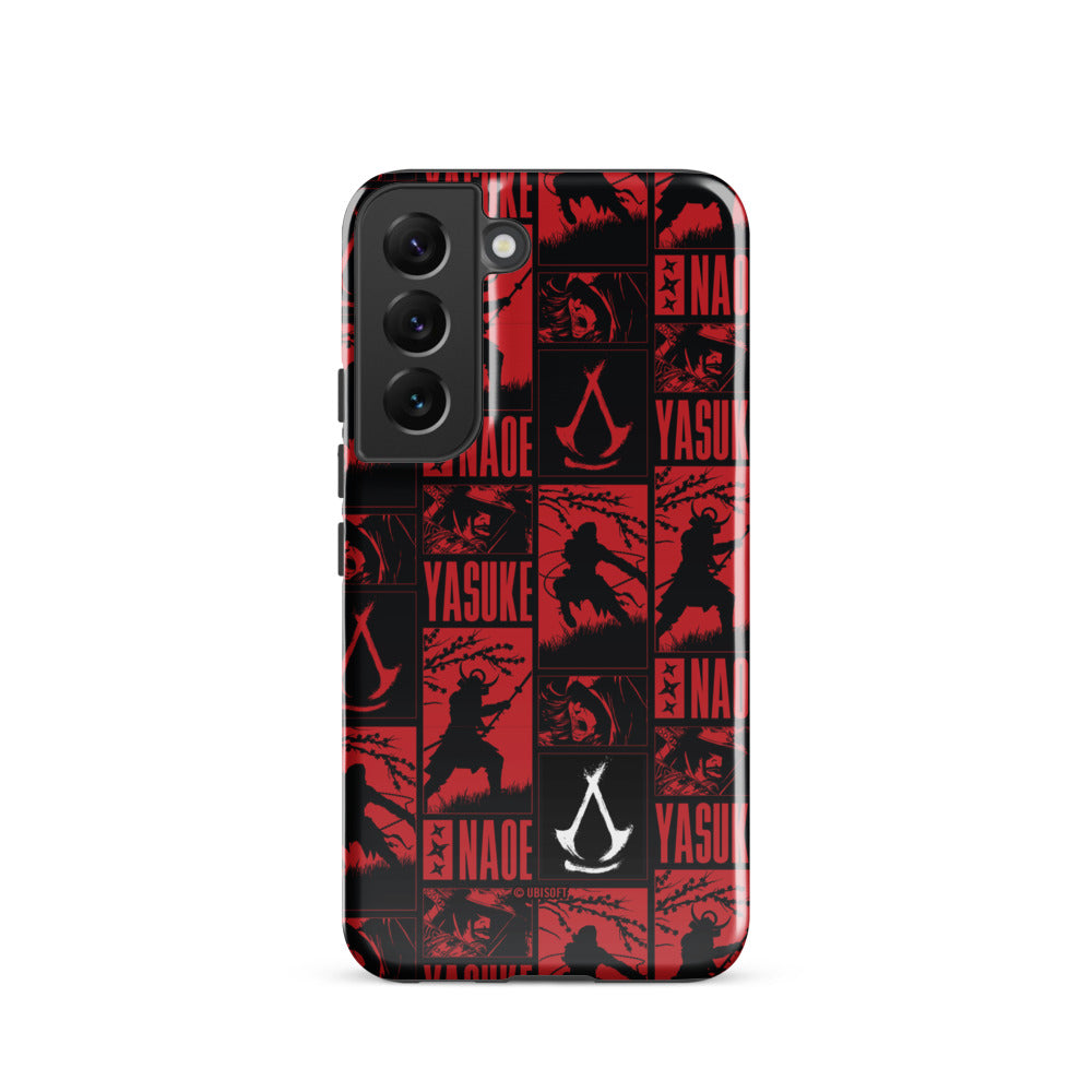 Ubisoft Assassin's Creed Names cover Samsung S24 Ultra doppia protezione