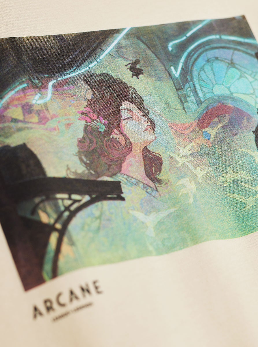 Arcane Portrait t-shirt cotone organico