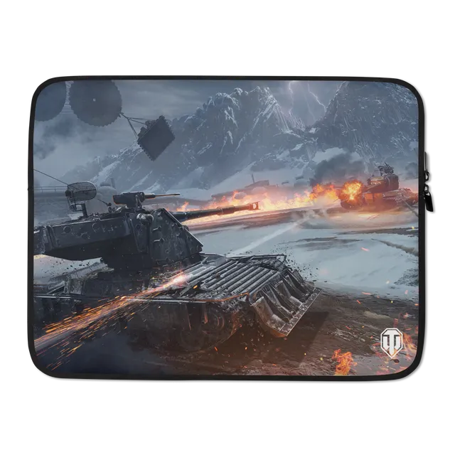World of Tanks Steel Hunter custodia laptop neoprene leggera