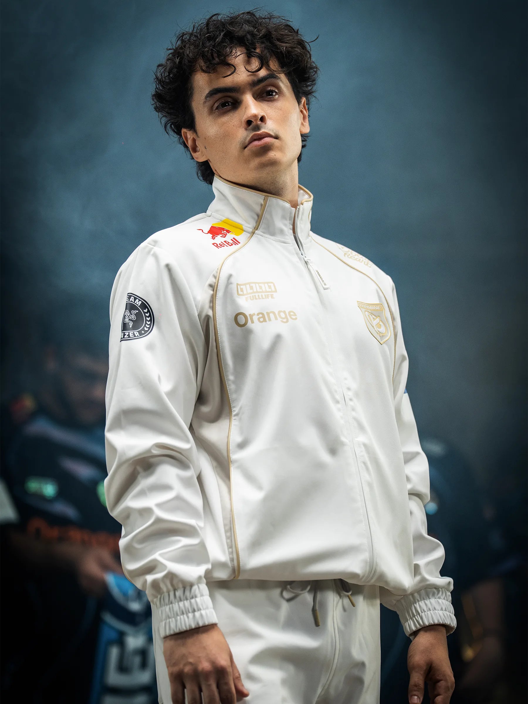 Karmine Corp Worlds Jacket 2026 giacca bianca loose