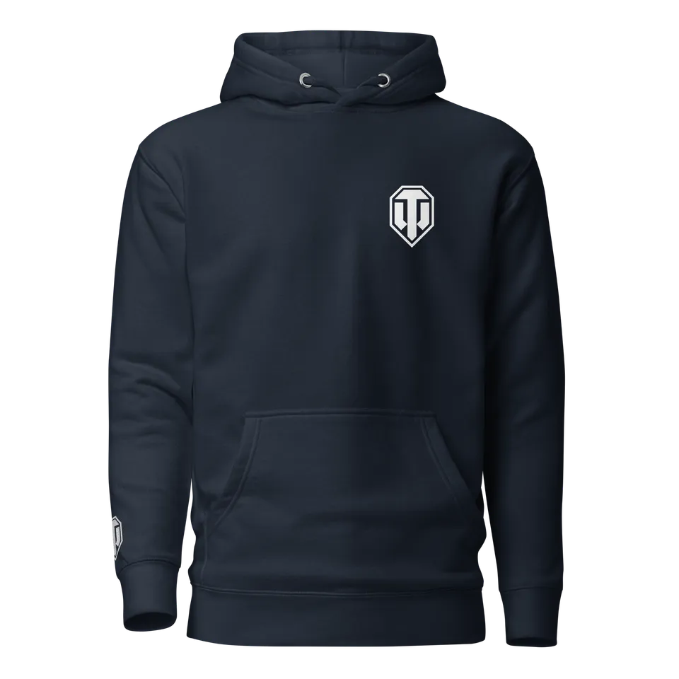 World of Tanks Victory Day felpa con cappuccio blu navy