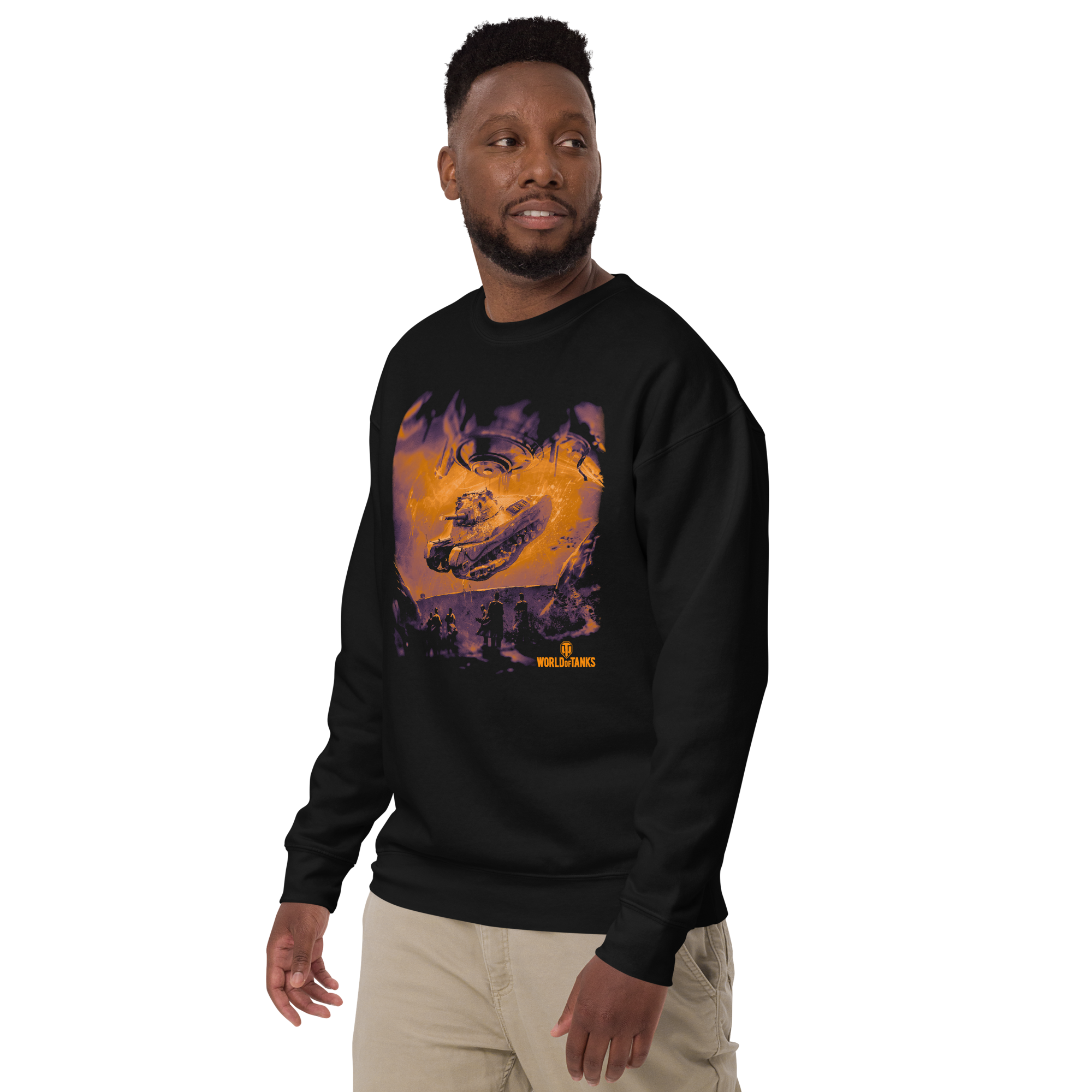 World of Tanks Halloween felpa girocollo pile cotone