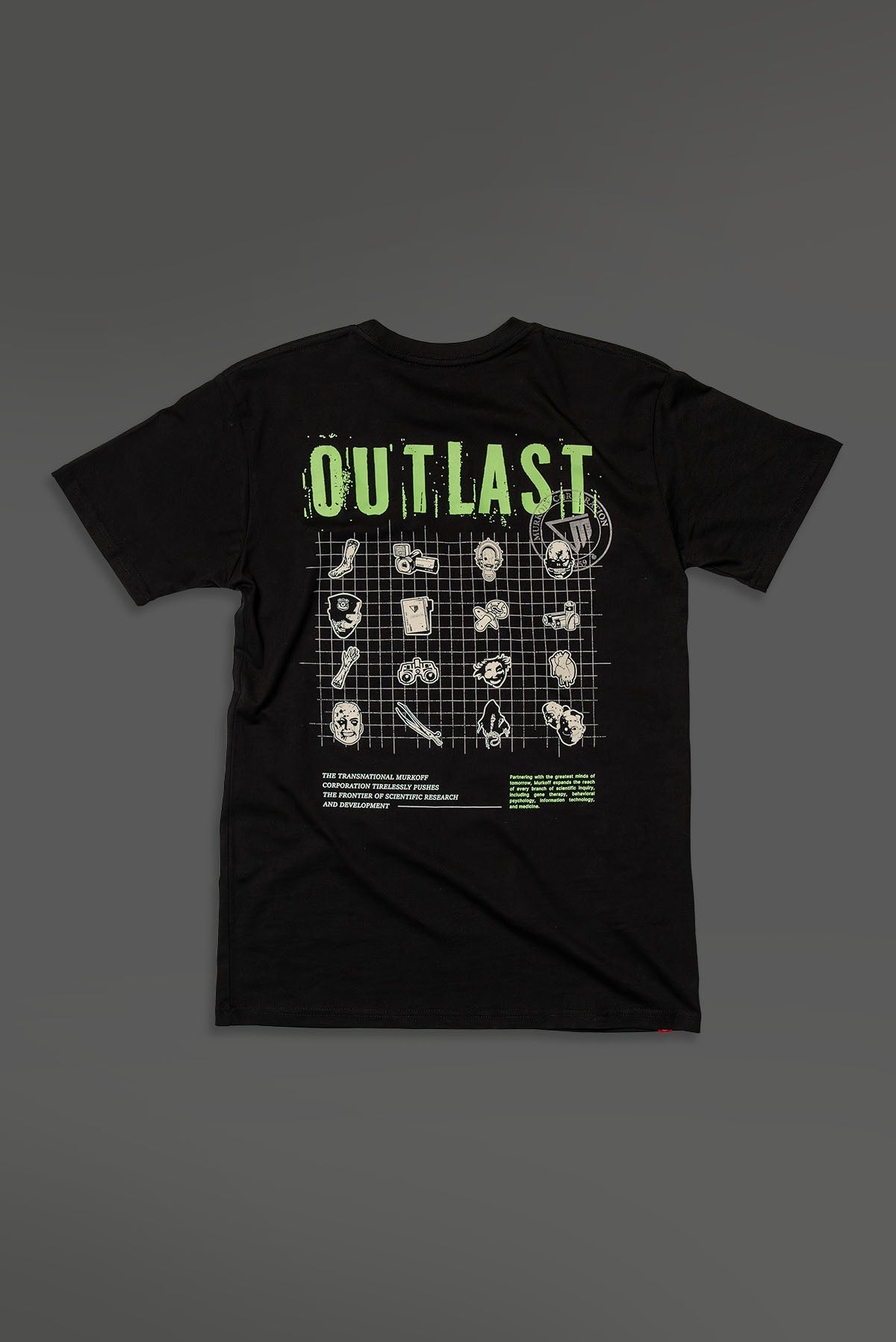 Red Barrels Outlast Survivors t-shirt ufficiale