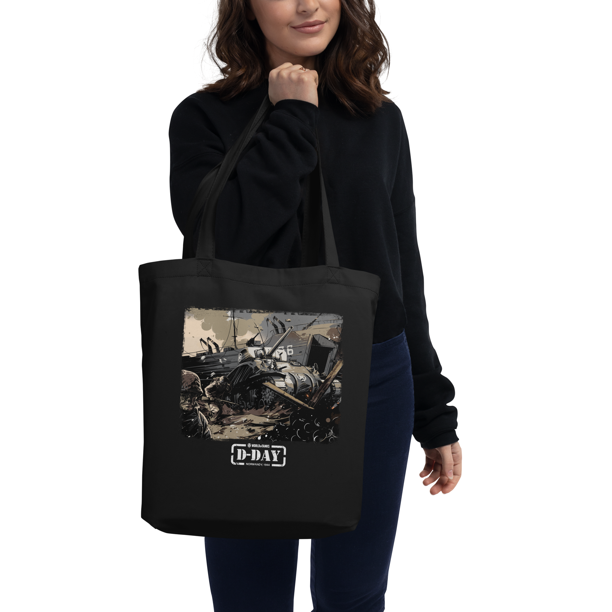 World of Tanks D-Day shopper cotone organico