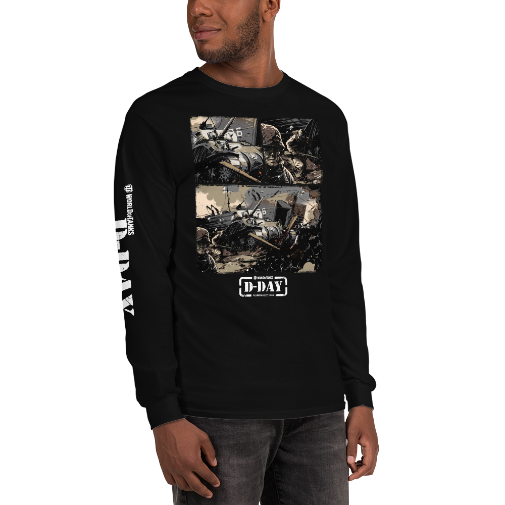World of Tanks D-Day Fury Storm maglietta maniche lunghe cotone