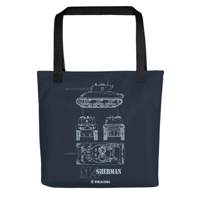 World of Tanks M4 Sherman Blueprint shopper 10 L