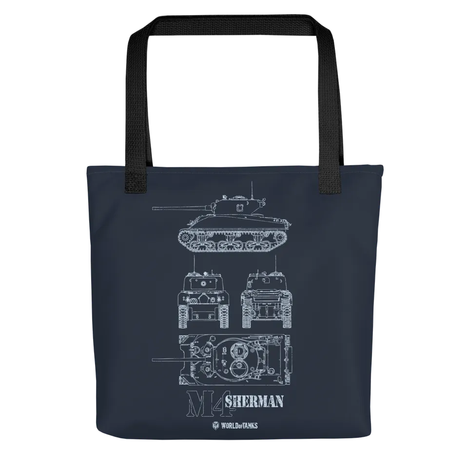 World of Tanks M4 Sherman Blueprint shopper 10 L