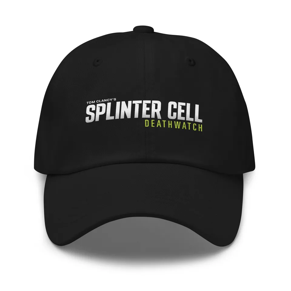 Ubisoft Splinter Cell Deathwatch cappellino dad hat nero