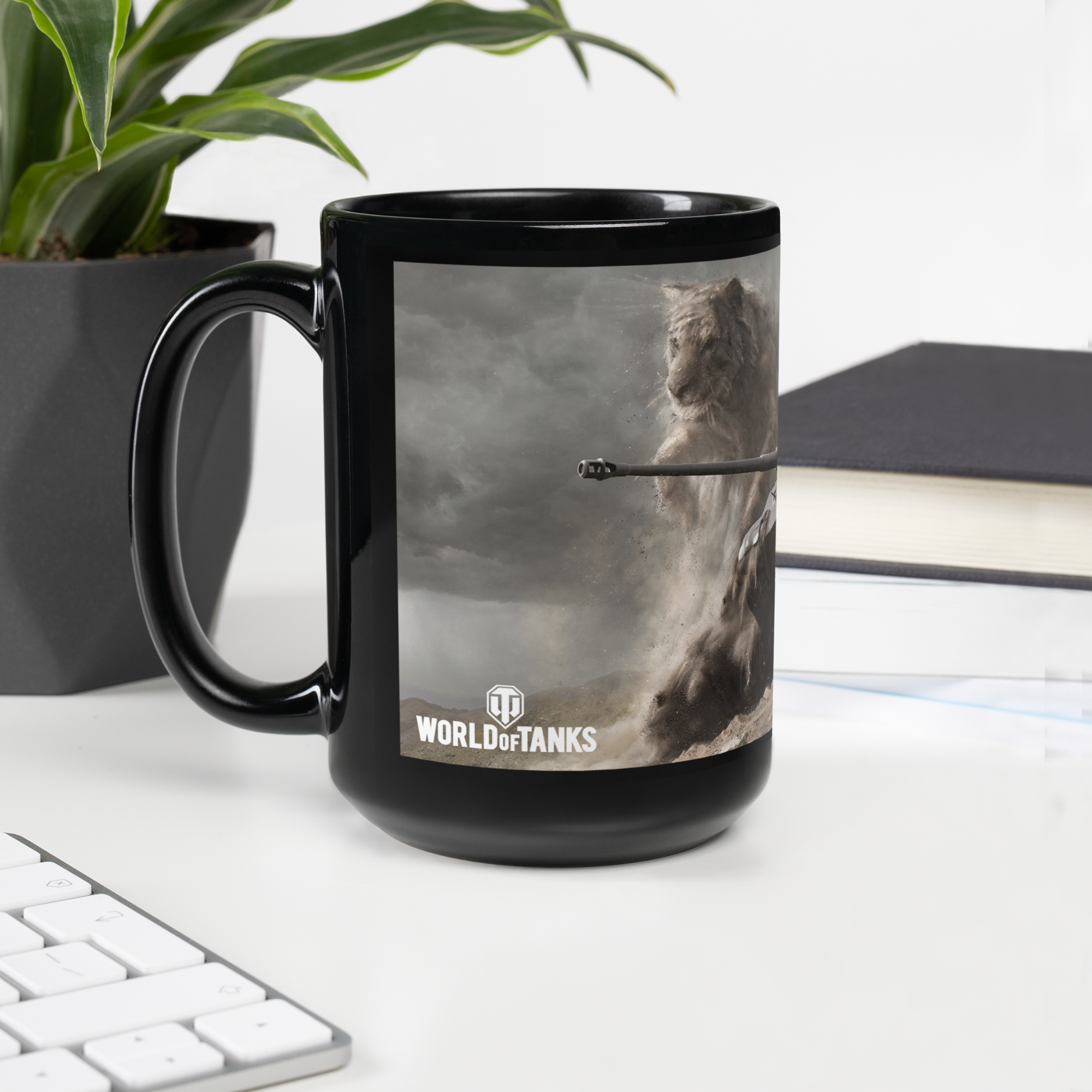 World of Tanks TankFest 2025 Tiger II tazza ceramica nera