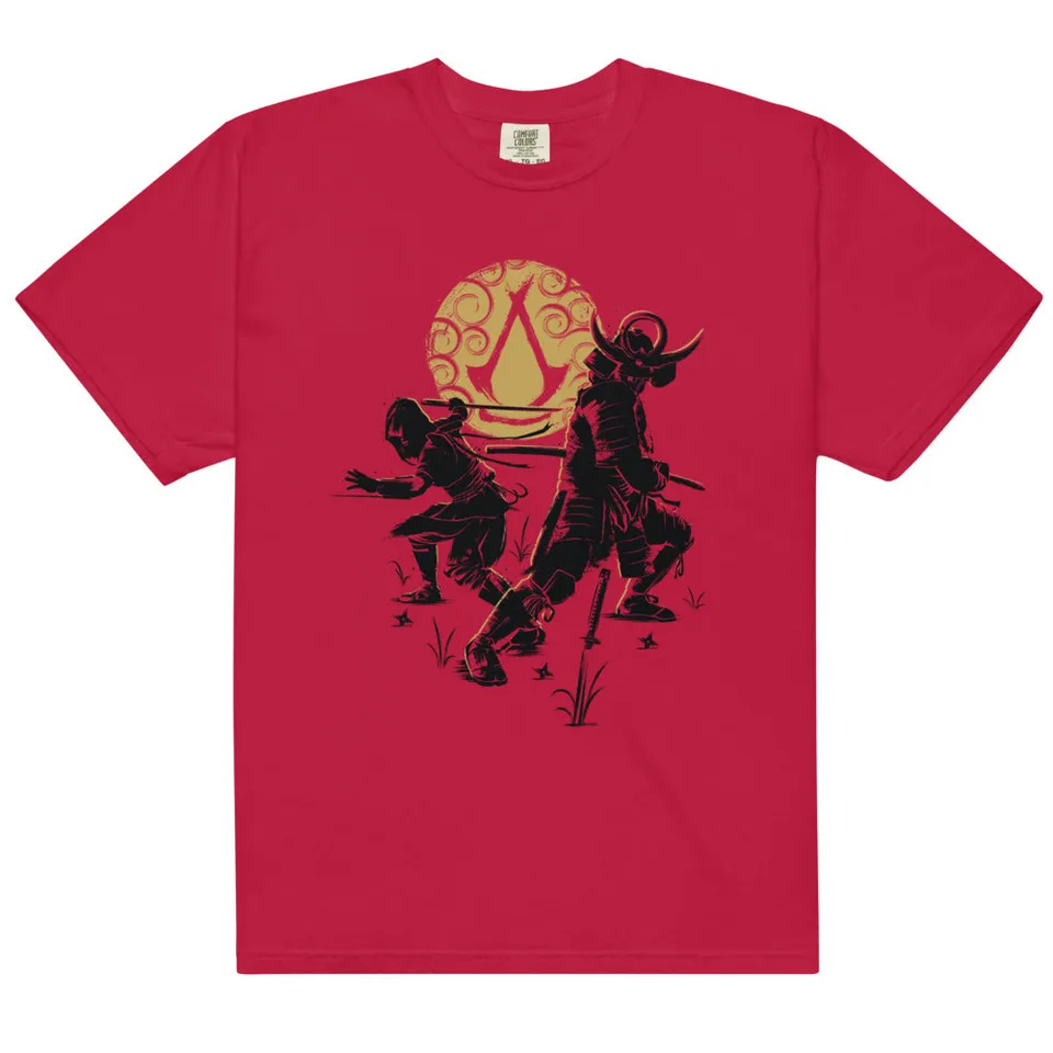 Assassin's Creed Shadows Assassin Insignia t-shirt cotone rossa