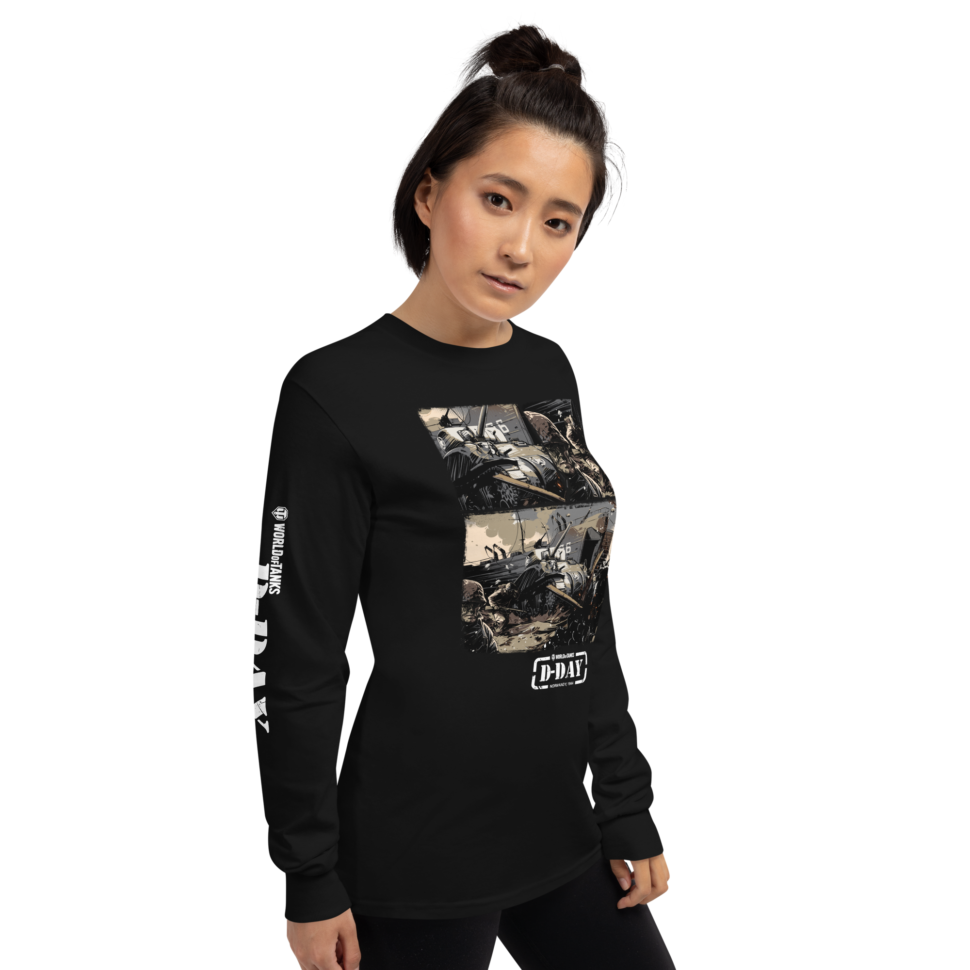 World of Tanks D-Day Fury Storm maglietta maniche lunghe cotone