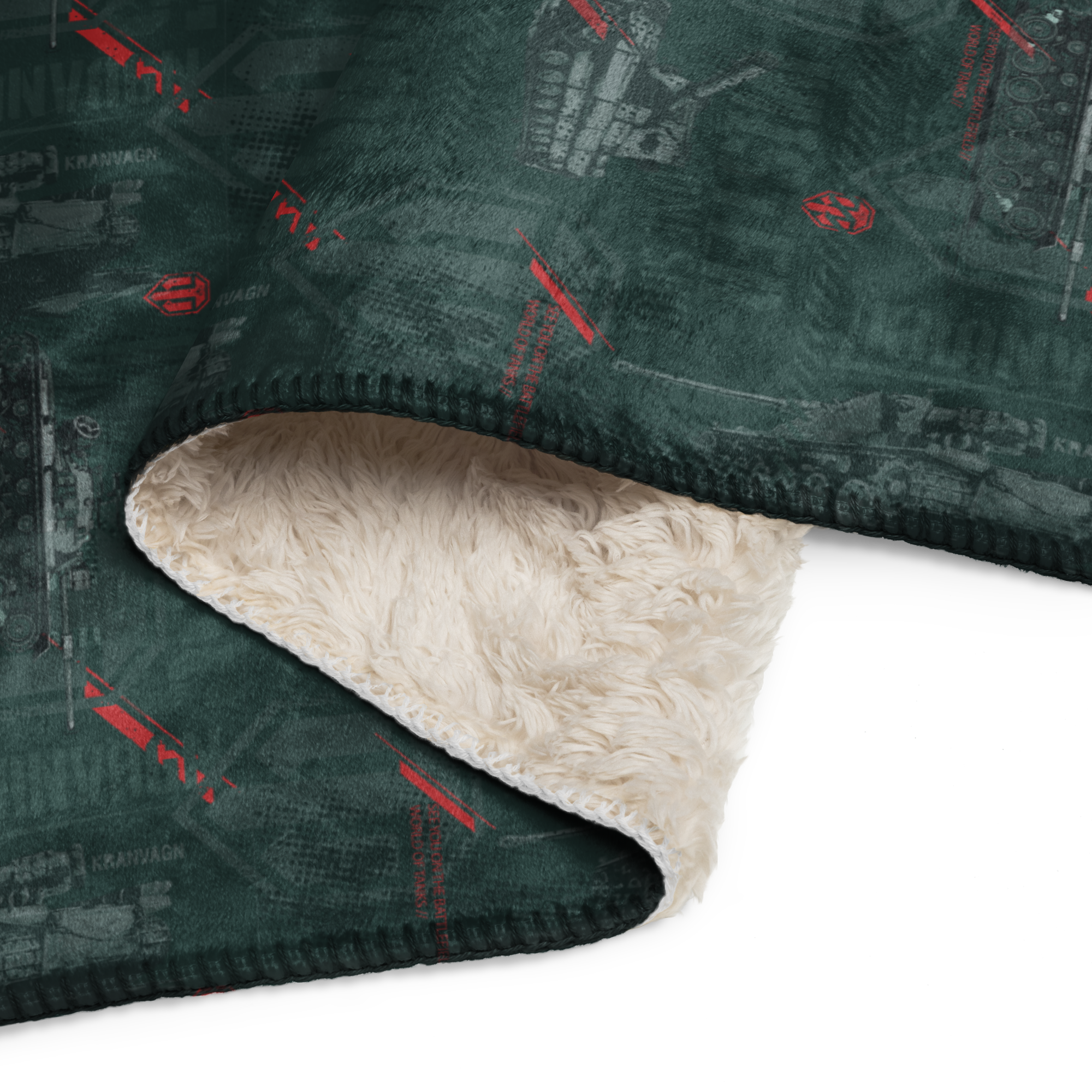 World of Tanks One Shot Holiday coperta sherpa calda