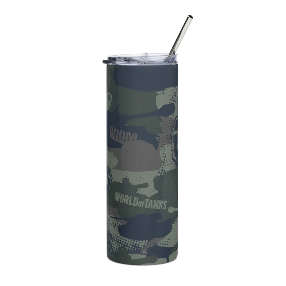 World of Tanks Camo tazza termica 600 ml acciaio inox