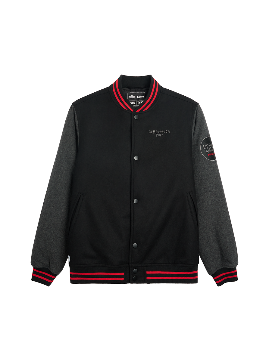 Stranger Things Demogorgon 1987 giacca varsity lana