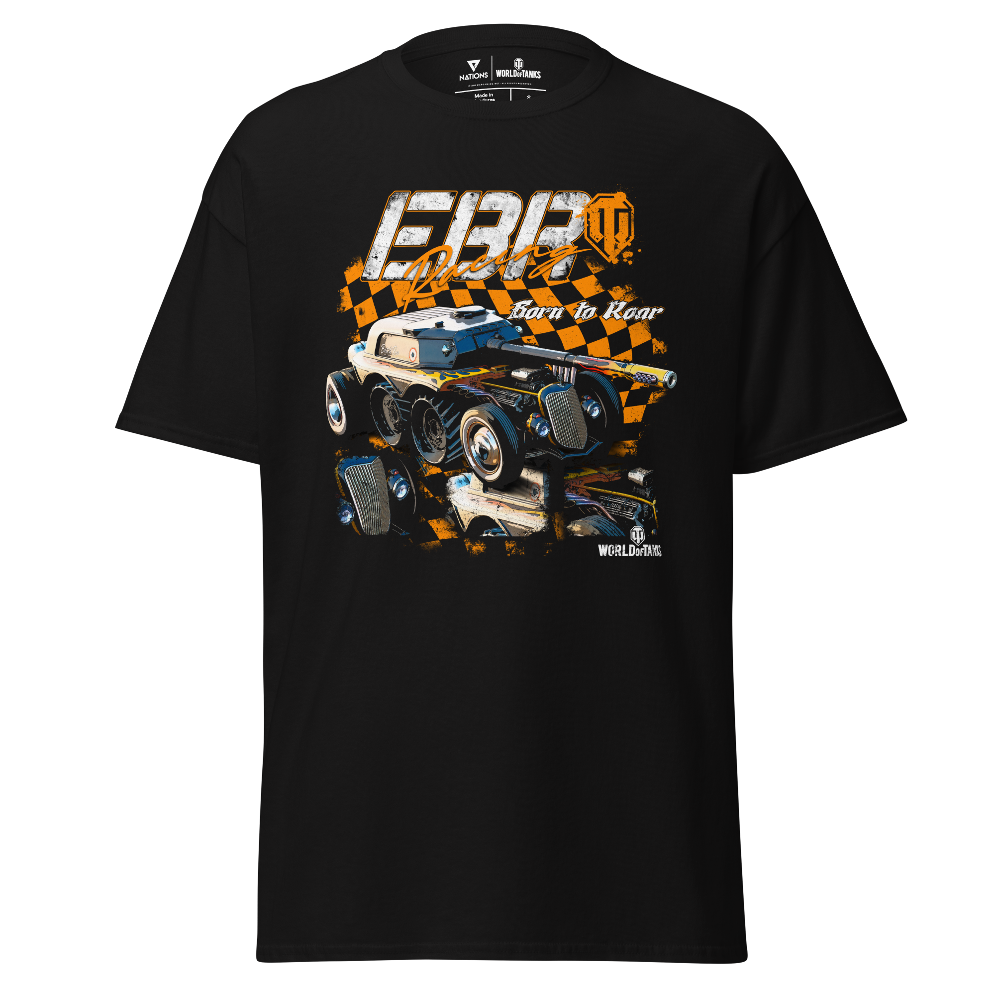 World of Tanks EBR Racing maglietta cotone taglia S unisex