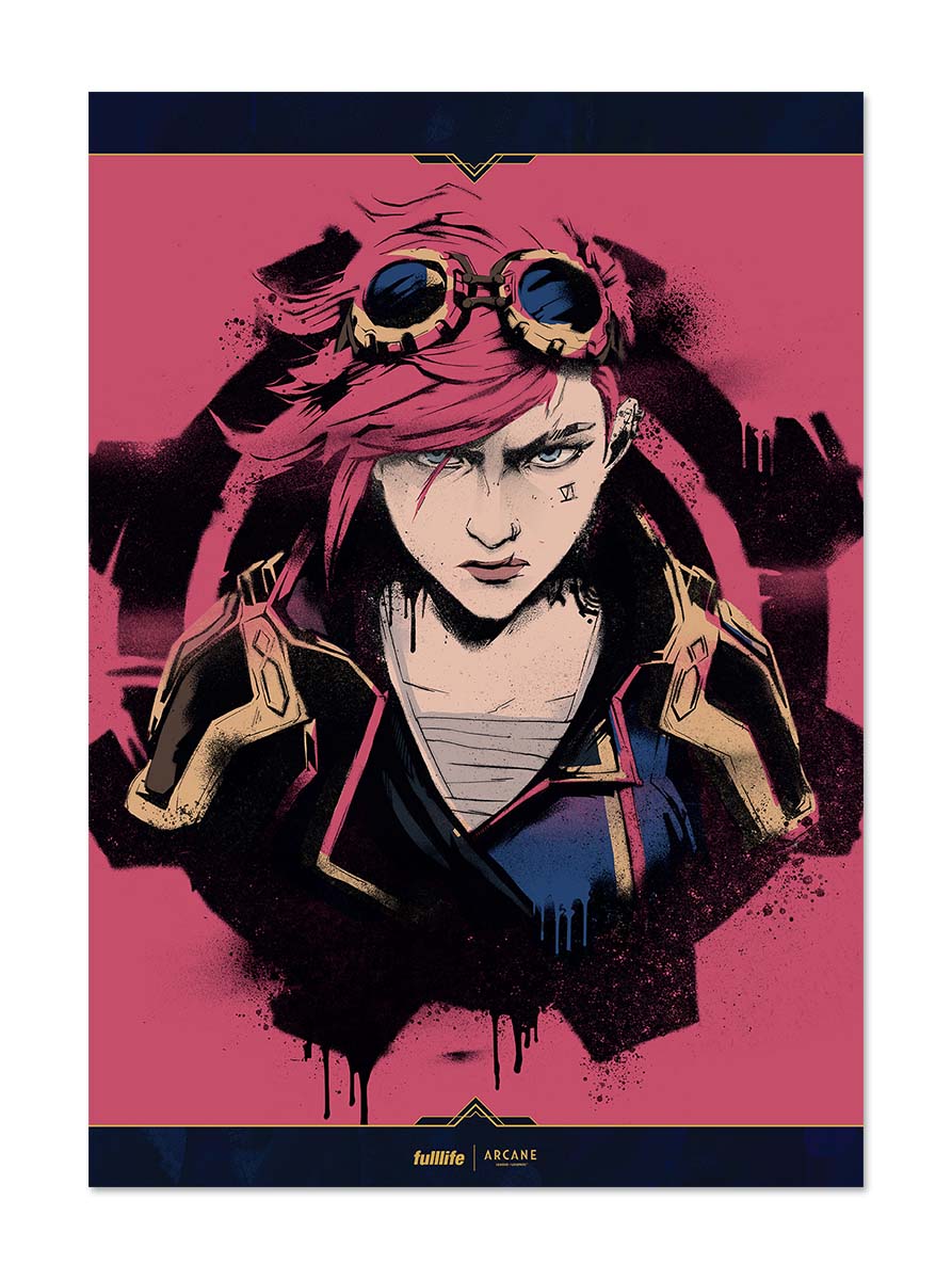 League of Legends Arcane Vi poster A2