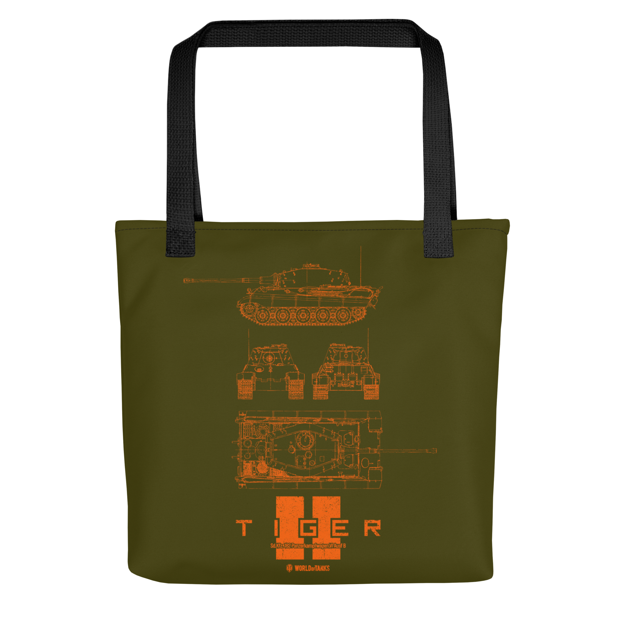 World of Tanks Tiger II Blueprint shopper 10 l