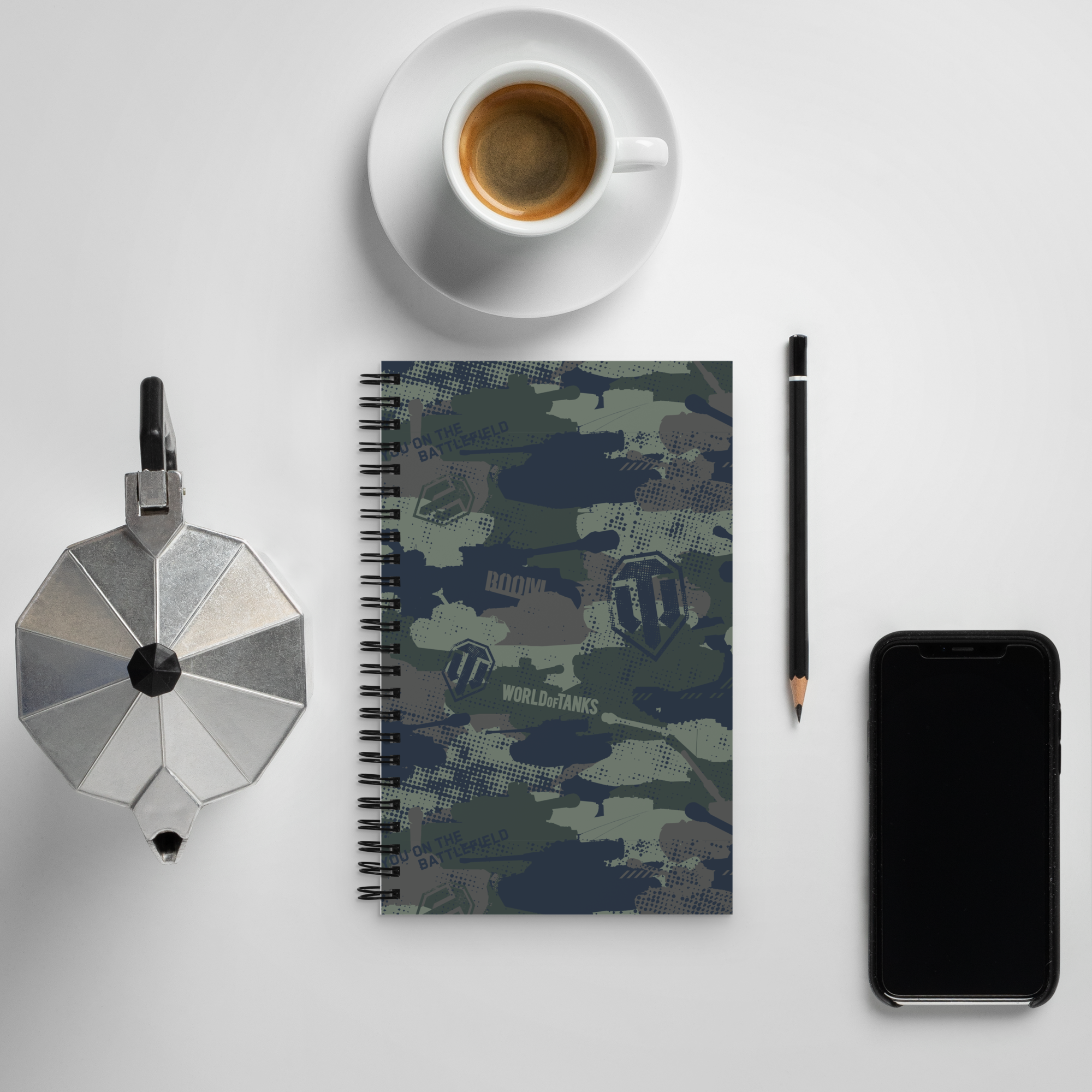 World of Tanks Camo quaderno spiralato 140 pagine