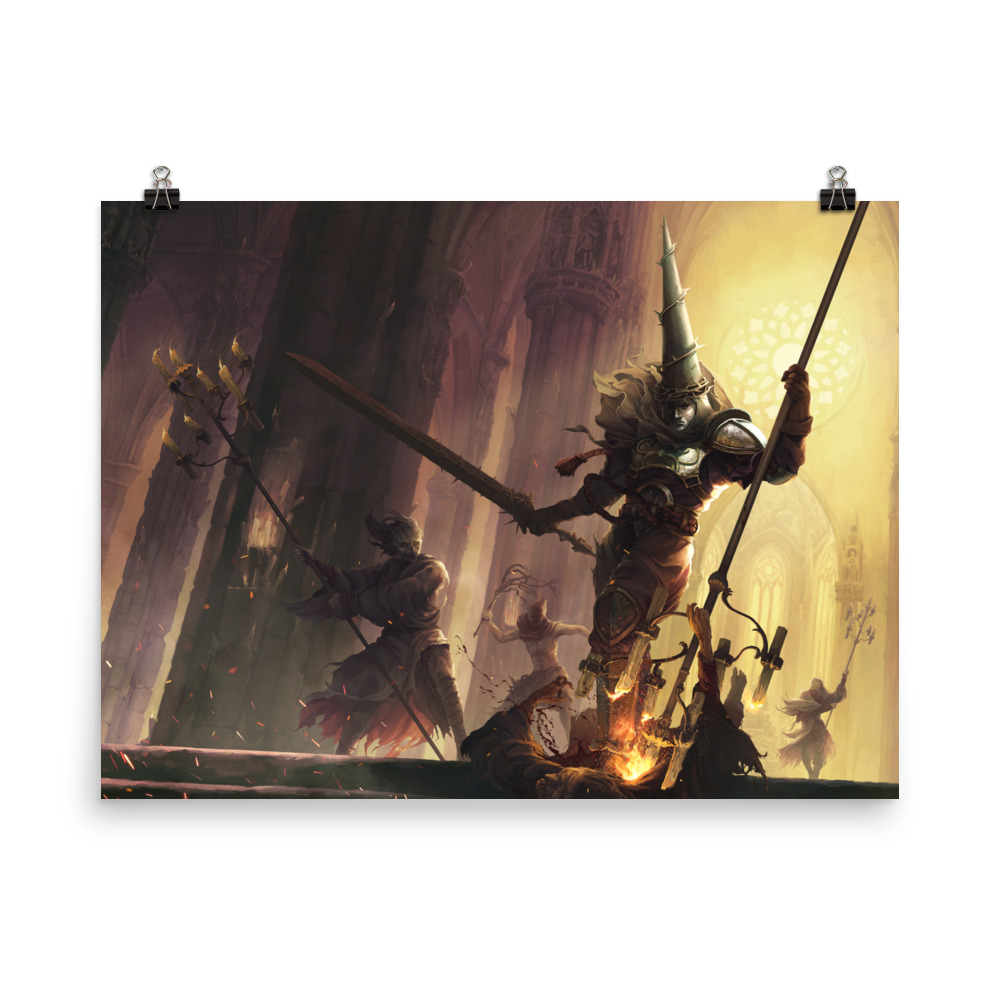 The Game Kitchen Blasphemous poster ufficiale