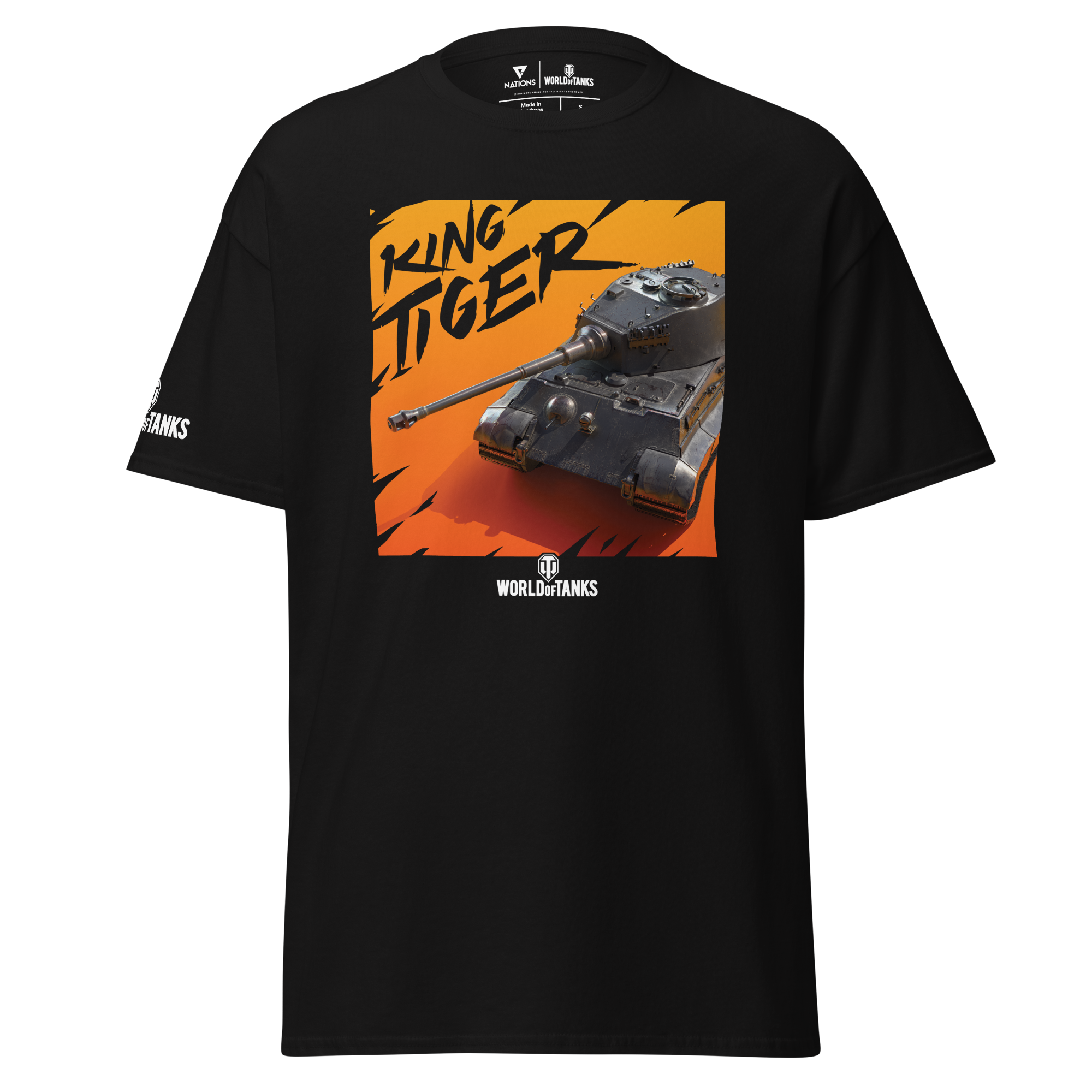 World of Tanks TankFest 2025 maglietta nera cotone unisex
