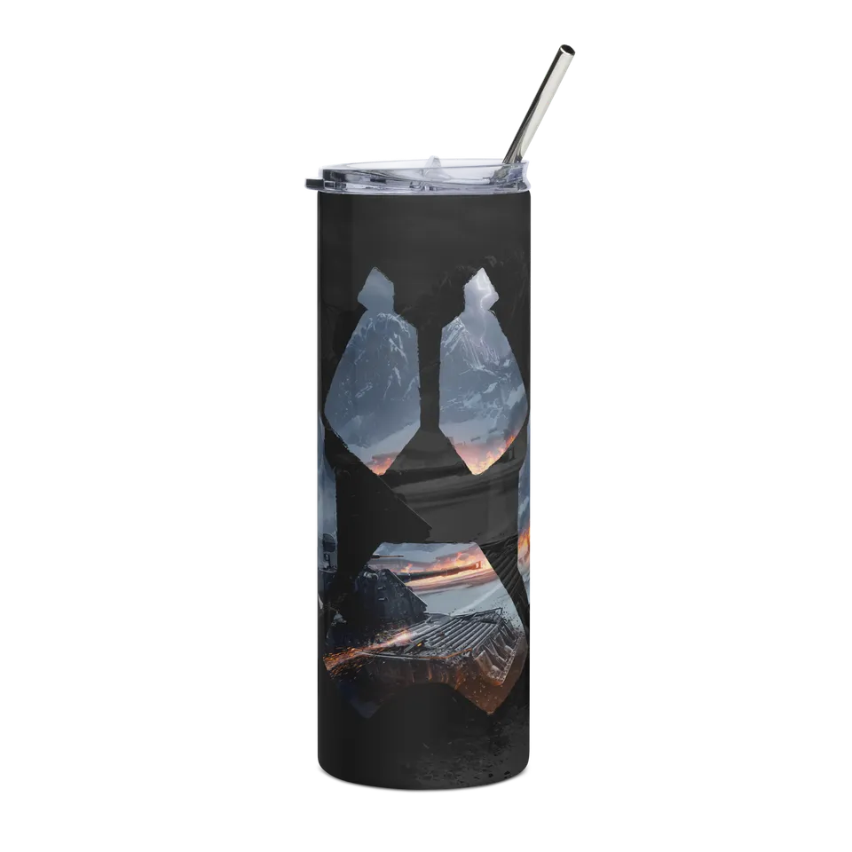 World of Tanks Steel Hunter Icon tumbler acciaio 600 ml