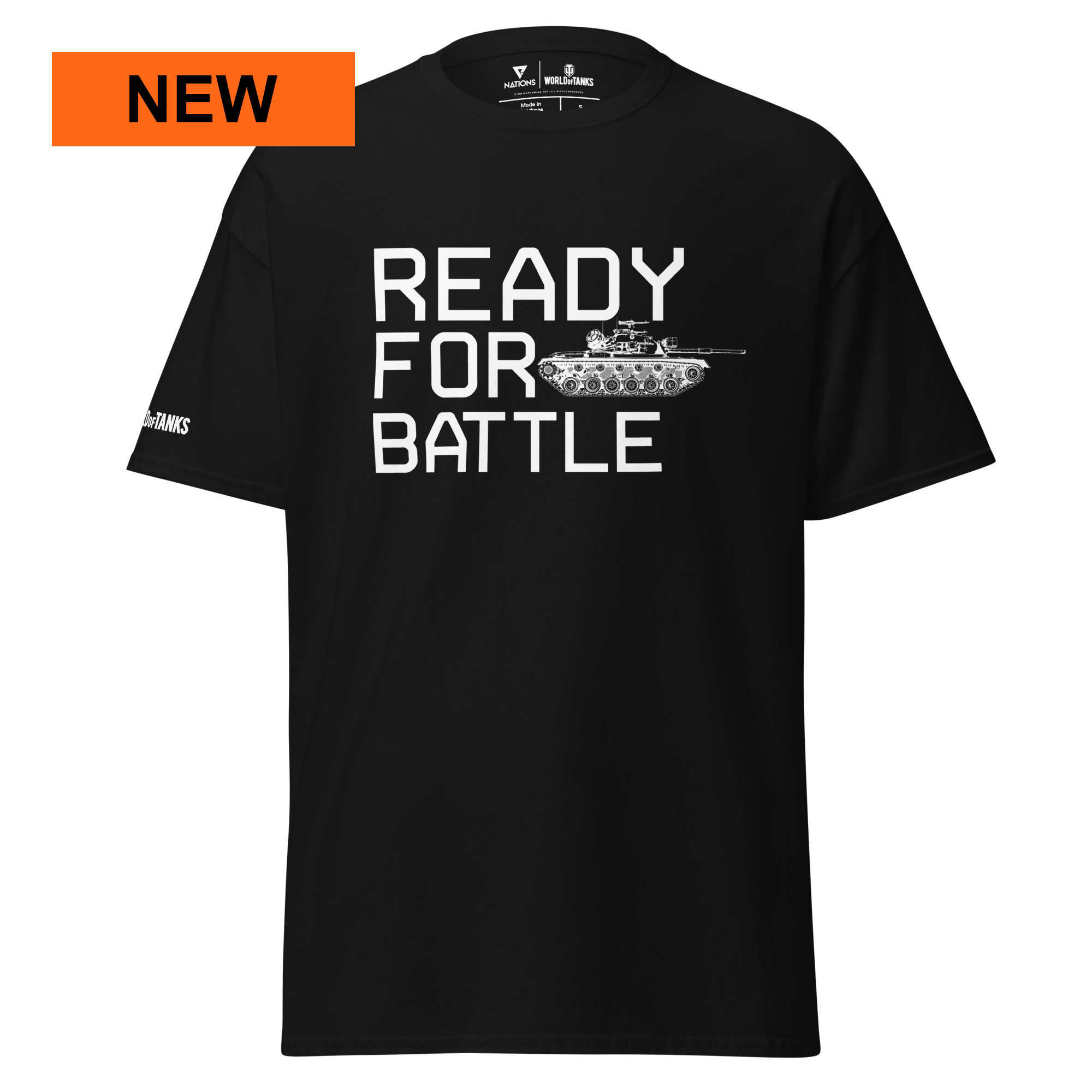 World of Tanks Ready for Battle T-Shirt maglietta cotone