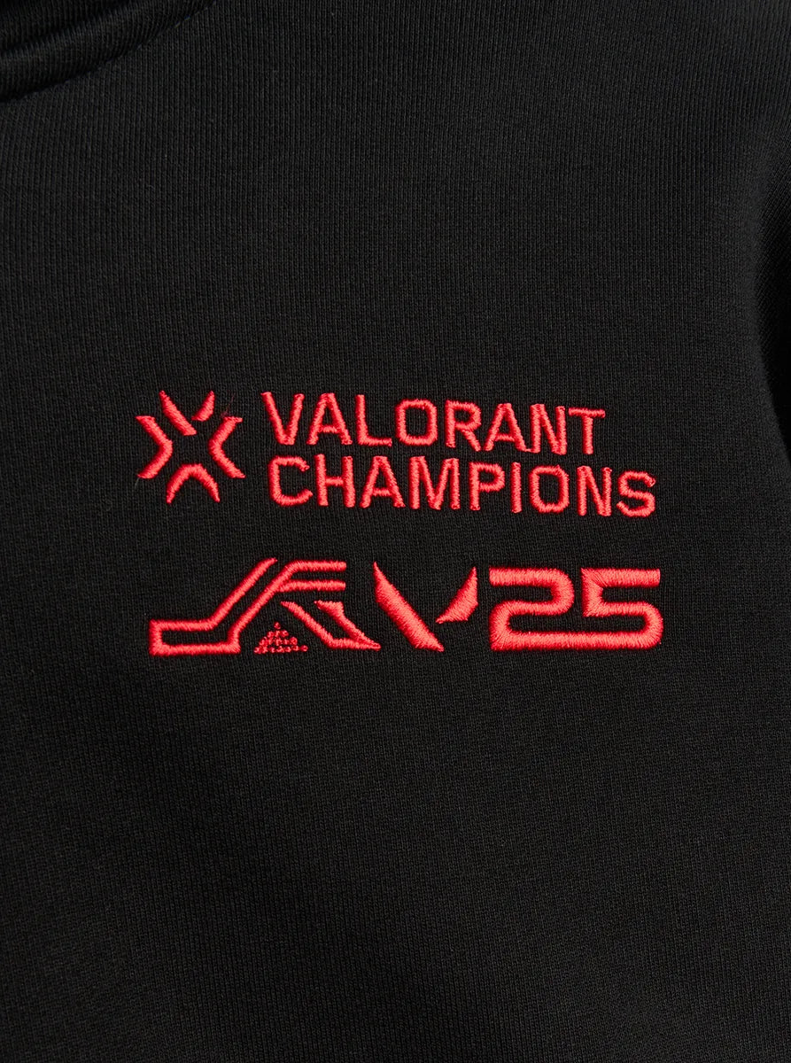 VCT Born to Burn Paris 2025 felpa zip nera