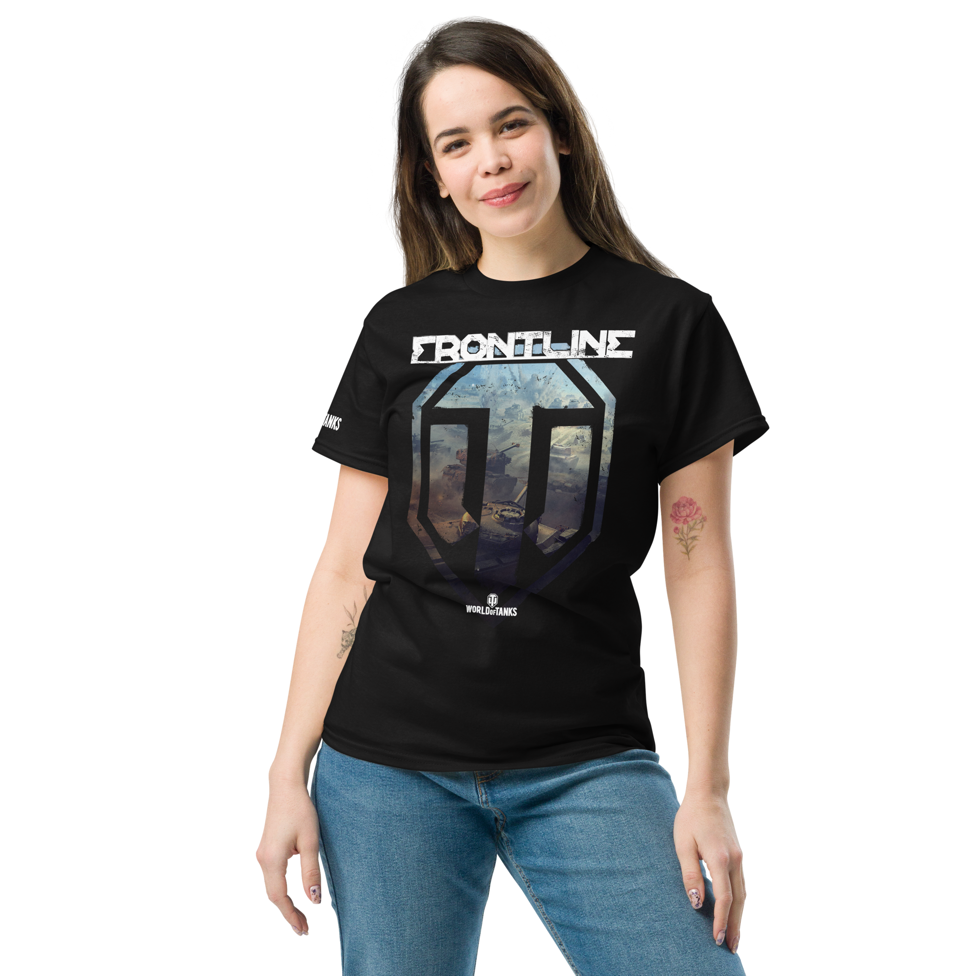 World of Tanks Frontline 2025 t-shirt cotone unisex