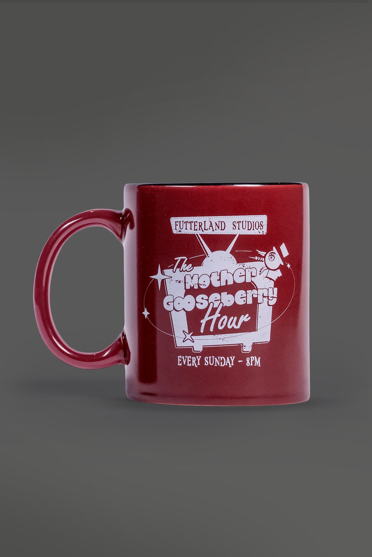 Red Barrels Mother Gooseberry tazza mug bordeaux ceramica