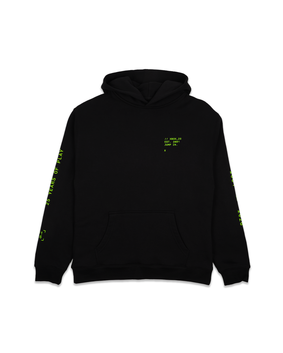 Xbox Gear Evolution felpa con cappuccio nera cotone