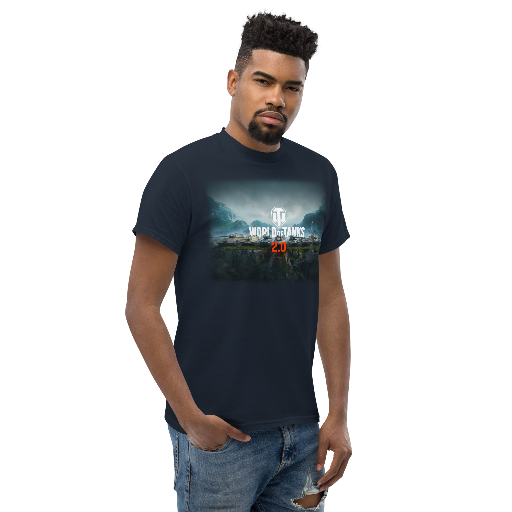 World of Tanks 2.0 Ridgeline Tee t-shirt blu navy