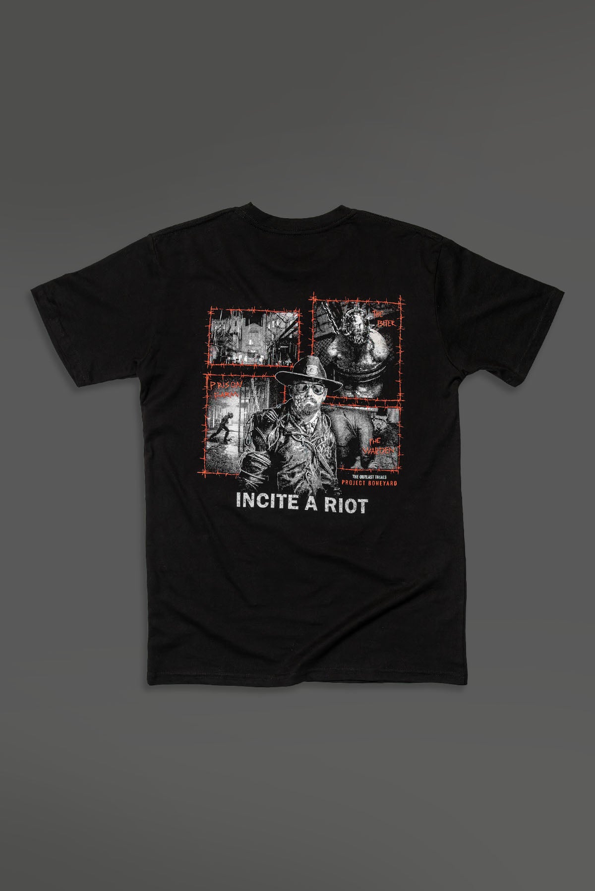 Red Barrels Incite a Riot t-shirt Outlast ufficiale