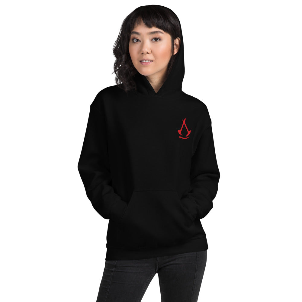 Ubisoft Assassin's Creed Shadows felpa cappuccio nera unisex