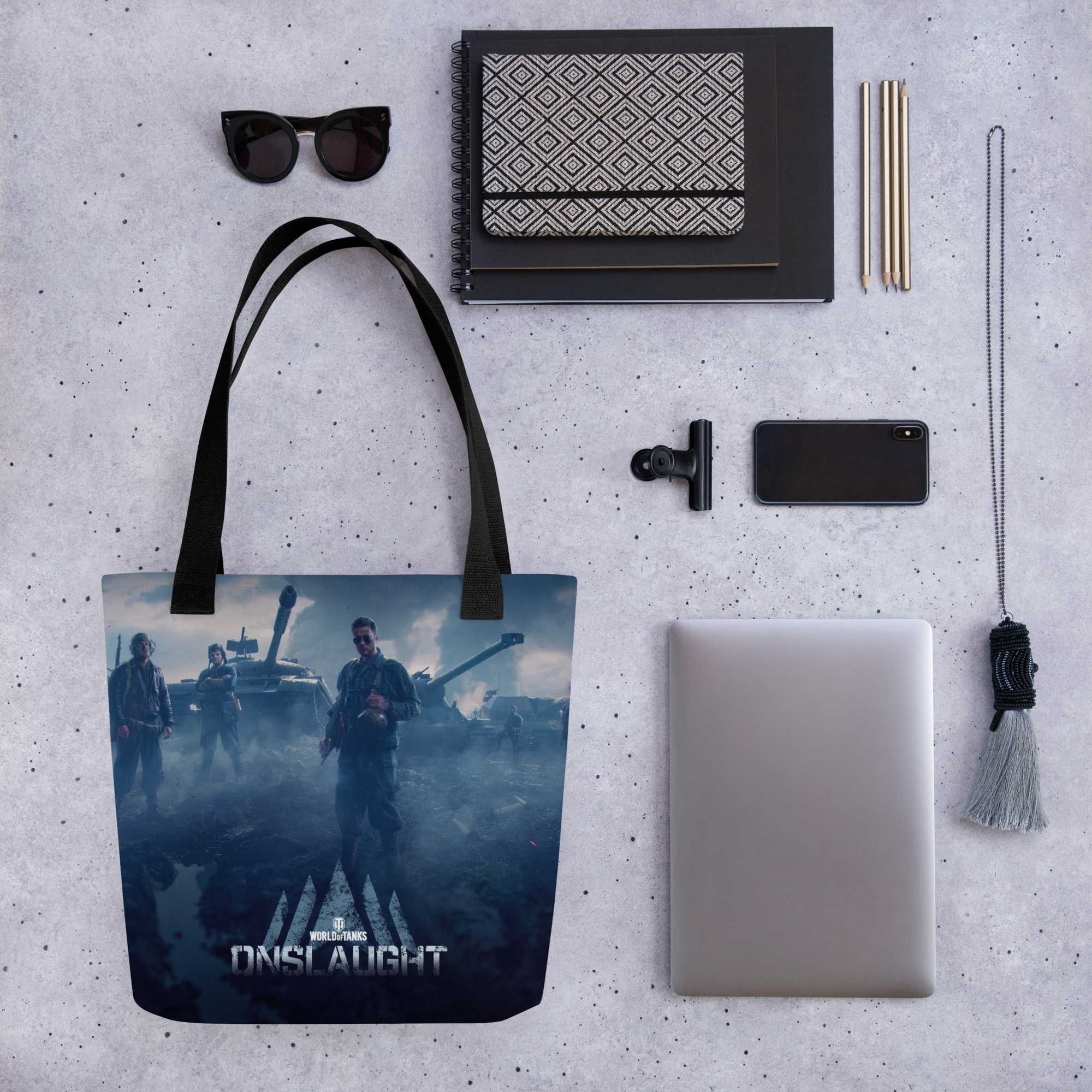 World of Tanks Onslaught 2025 shopper 39x39 cm