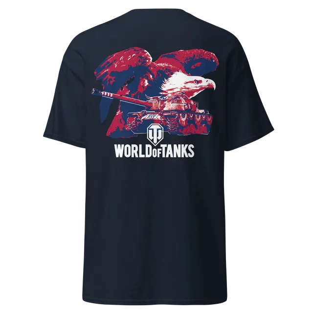 World of Tanks July 4th Eagle maglietta cotone unisex