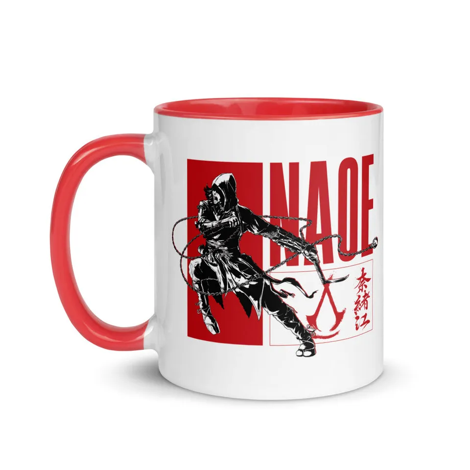 UBICollectibles Assassin's Creed Shadows Naoe tazza ceramica 11 oz interno colorato