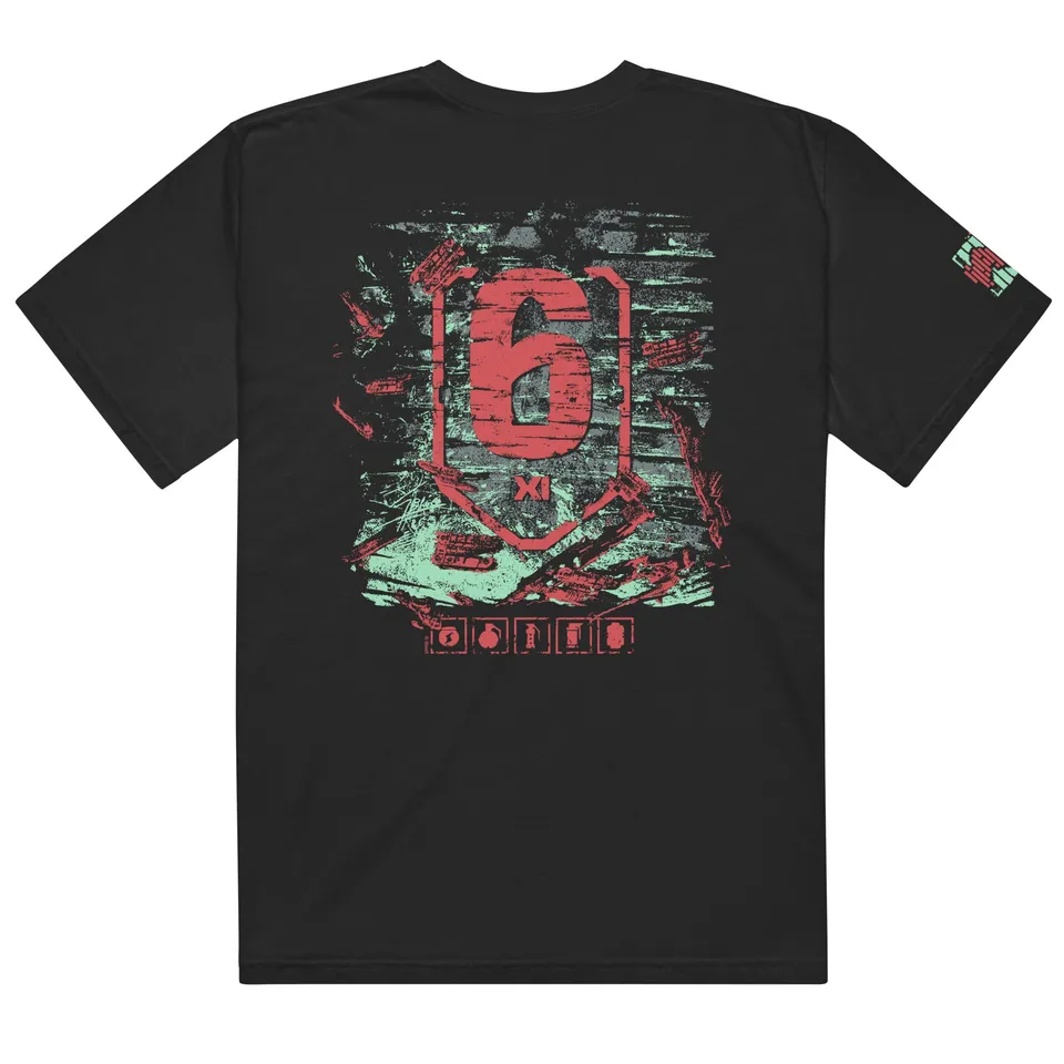 Rainbow Six Siege Silent Hunt t-shirt cotone Comfort Colors