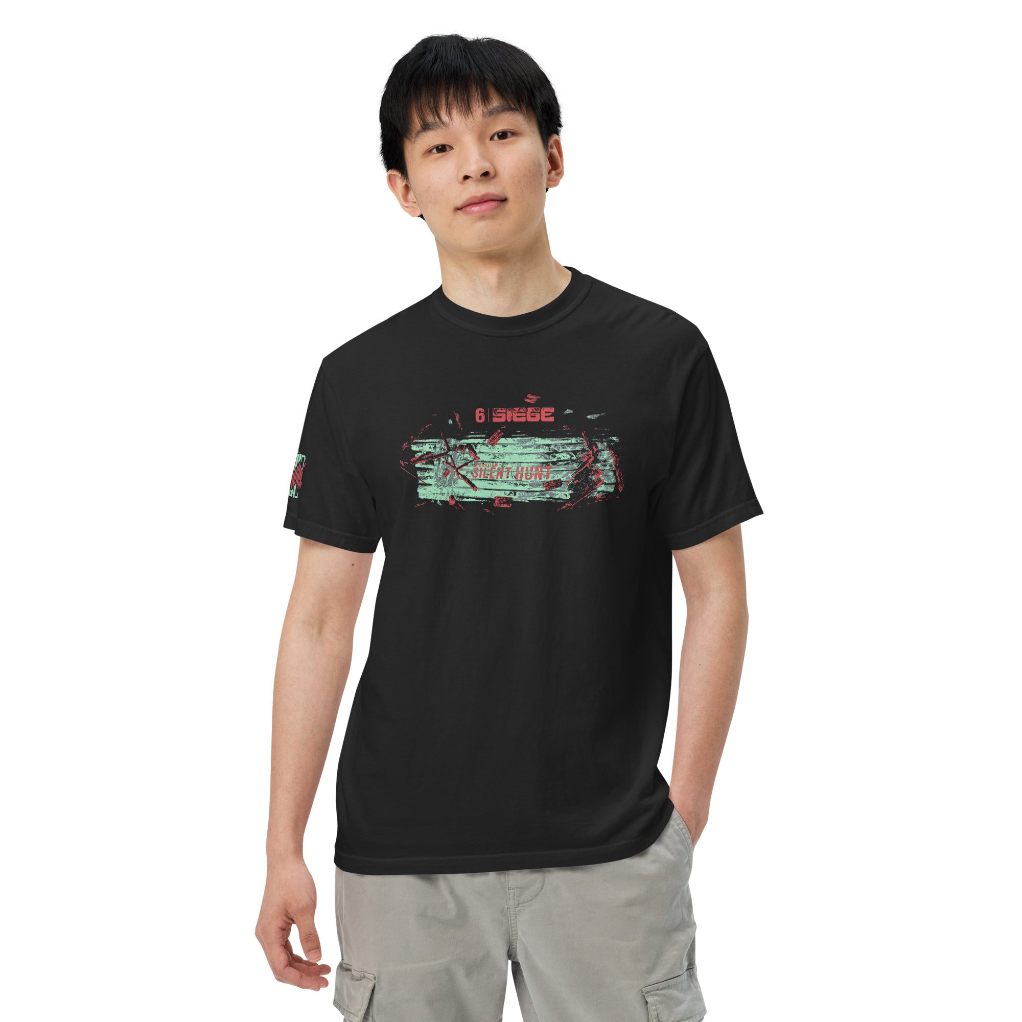 Rainbow Six Siege Silent Hunt t-shirt cotone Comfort Colors