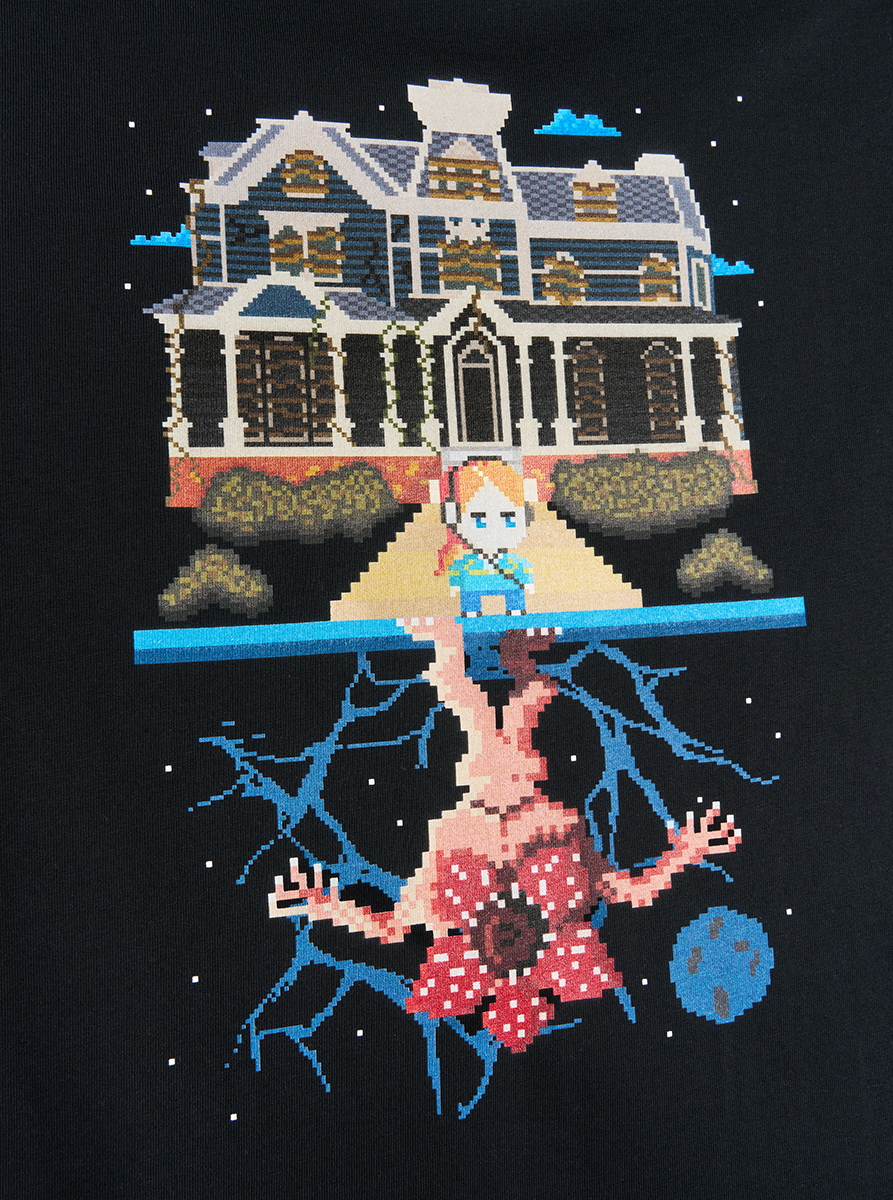 Fulllife Stranger Things Creel House t-shirt patch magnetiche