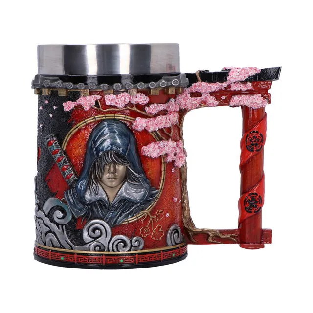 Ubisoft Assassin's Creed Shadows boccale tankard Naoe resina