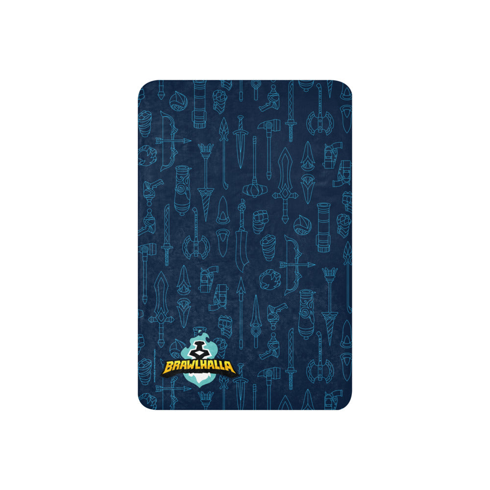 UBICollectibles Brawlhalla Pattern coperta sherpa 50x60in