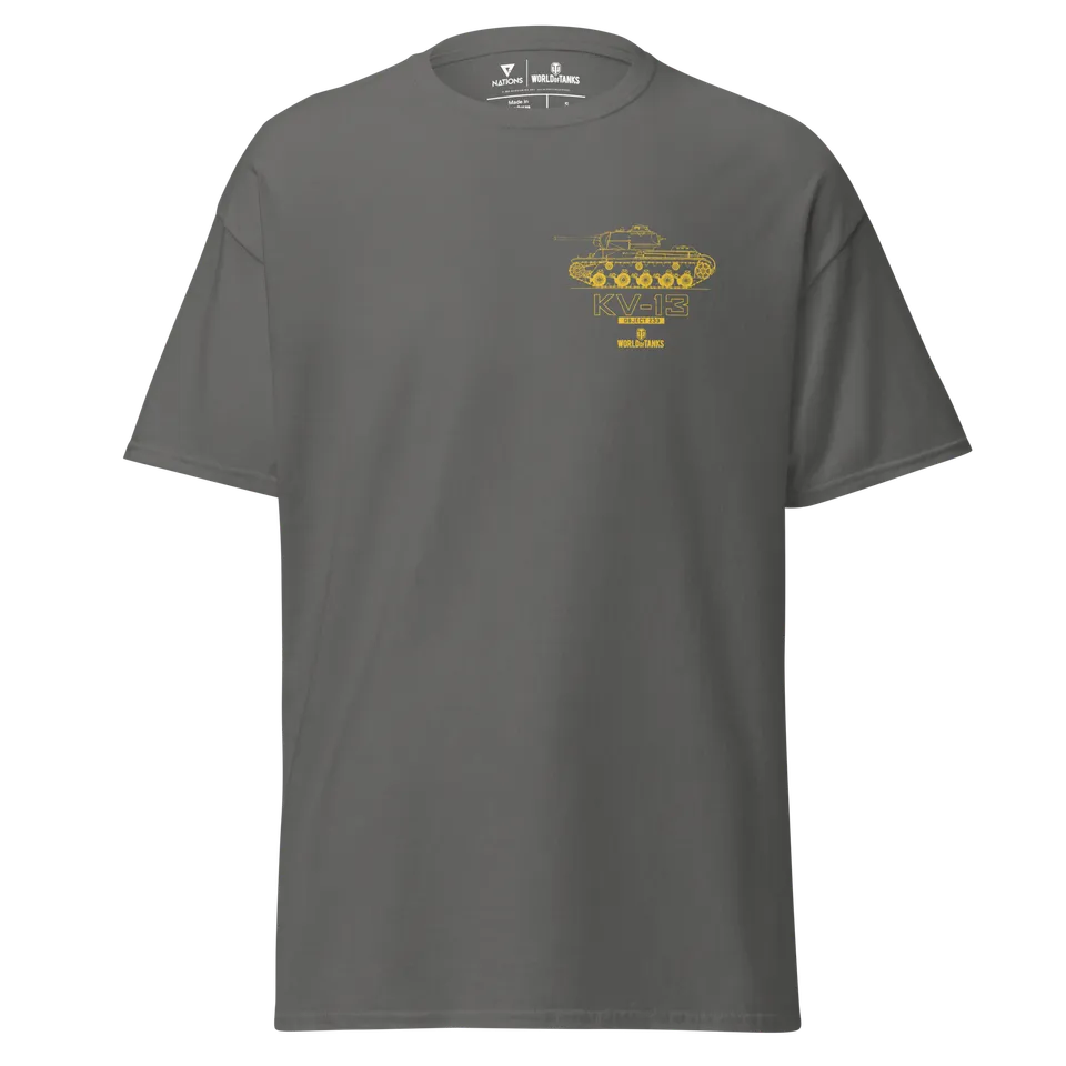 World of Tanks Blueprint KV-13 maglietta cotone unisex