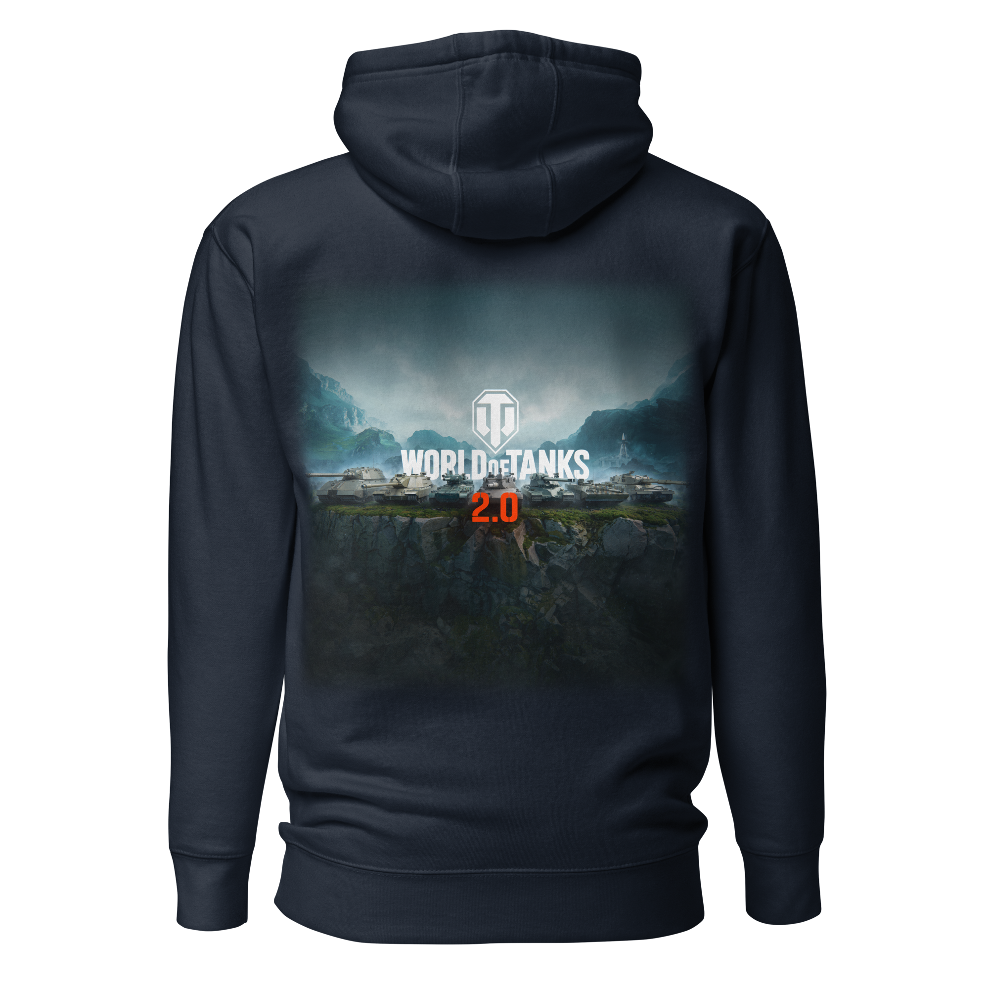 World of Tanks 2.0 Ridgeline felpa con cappuccio blu