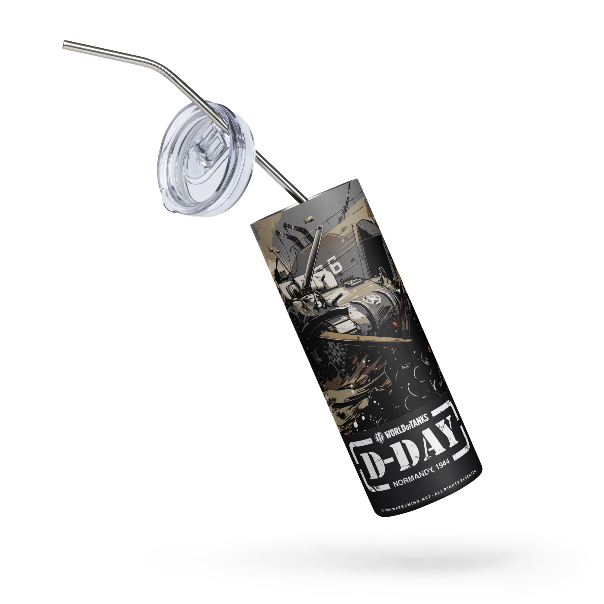 World of Tanks D-Day tumbler acciaio 600 ml