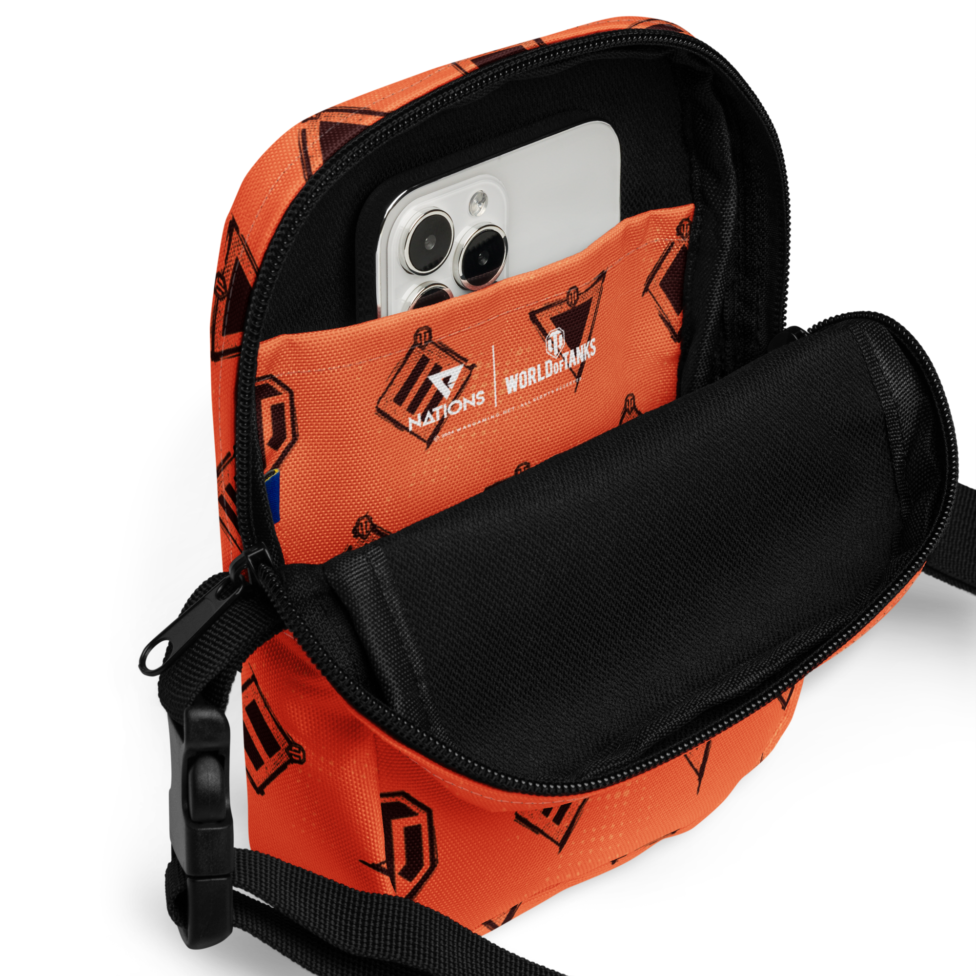 World of Tanks Shapes borsa tracolla utility idrorepellente