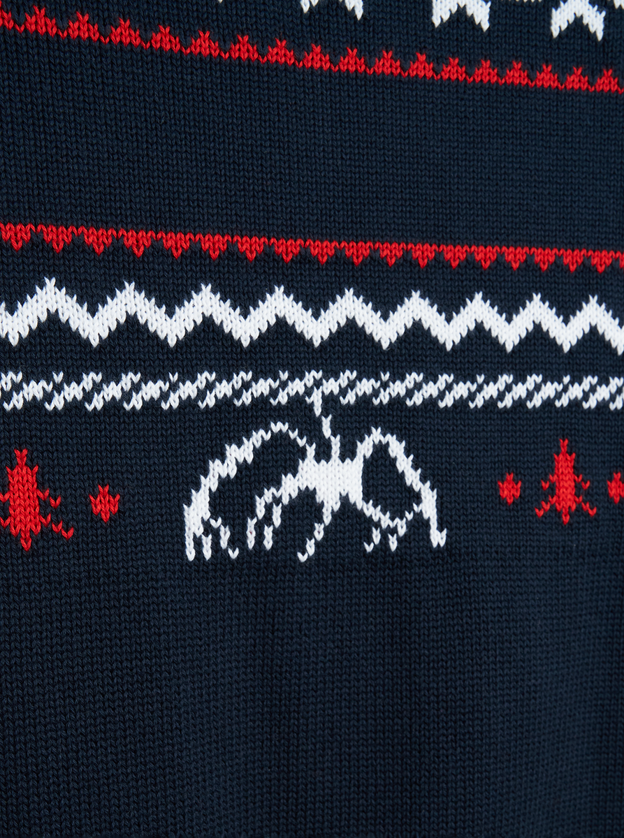 Fulllife Stranger Things Upside Down Christmas felpa cotone