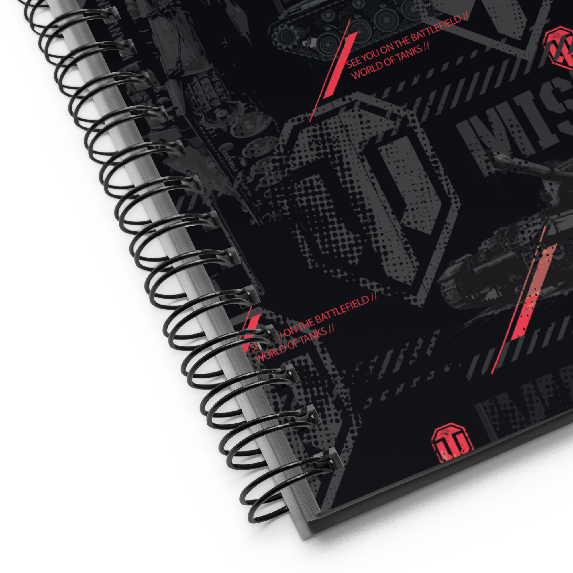 World of Tanks One Shot quaderno spiralato puntinato